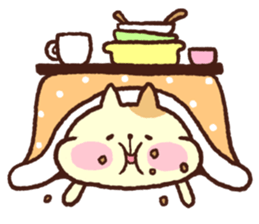 Daily life of kotatsu cat sticker #1664418