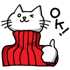 Turtleneck cat