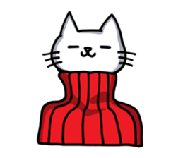 Turtleneck cat sticker #1664505