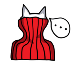 Turtleneck cat sticker #1664506