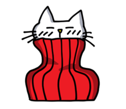 Turtleneck cat sticker #1664510