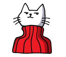 Turtleneck cat sticker #1664512