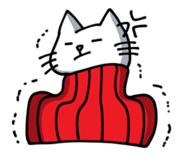 Turtleneck cat sticker #1664519