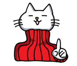 Turtleneck cat sticker #1664520