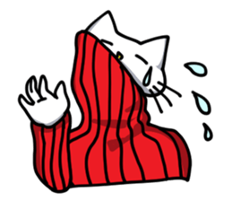 Turtleneck cat sticker #1664522