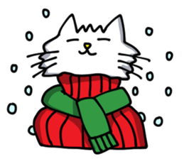 Turtleneck cat sticker #1664536