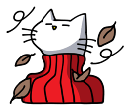 Turtleneck cat sticker #1664537
