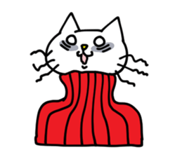 Turtleneck cat sticker #1664542