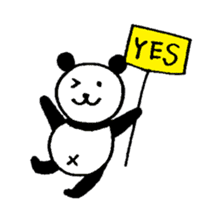 Lovely Bear Panda ! sticker #1664591