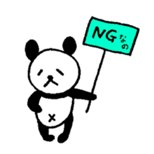 Lovely Bear Panda ! sticker #1664592