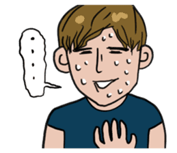 I am chicken heart. sticker #1664853