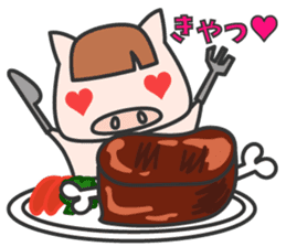 Masupig Part3 Gluttonous Eat! sticker #1665041