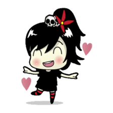 Tamee, the pretty emo girl sticker #1665185
