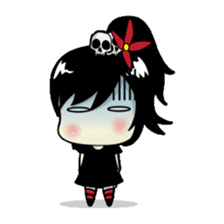 Tamee, the pretty emo girl sticker #1665189