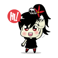 Tamee, the pretty emo girl sticker #1665190