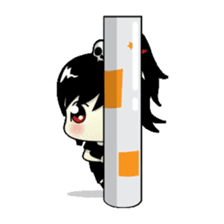 Tamee, the pretty emo girl sticker #1665191