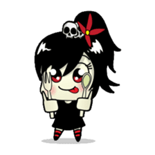Tamee, the pretty emo girl sticker #1665196