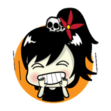 Tamee, the pretty emo girl sticker #1665201