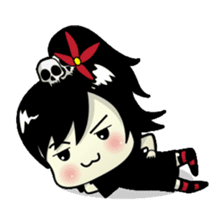 Tamee, the pretty emo girl sticker #1665202