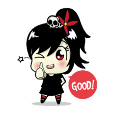 Tamee, the pretty emo girl sticker #1665203