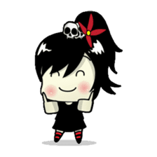 Tamee, the pretty emo girl sticker #1665206