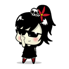 Tamee, the pretty emo girl sticker #1665210
