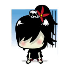 Tamee, the pretty emo girl sticker #1665216