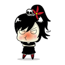Tamee, the pretty emo girl sticker #1665217