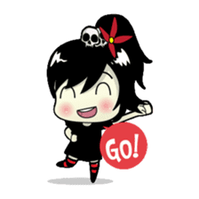 Tamee, the pretty emo girl sticker #1665219
