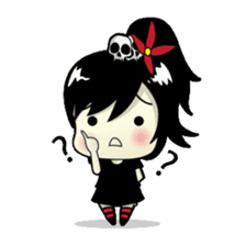 Tamee, the pretty emo girl sticker #1665220