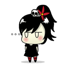 Tamee, the pretty emo girl sticker #1665221