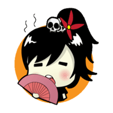 Tamee, the pretty emo girl sticker #1665222