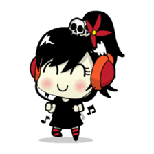 Tamee, the pretty emo girl sticker #1665224