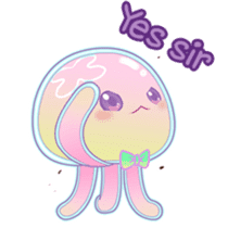 Jinzee, the pretty & cute jellyfish sticker #1665349
