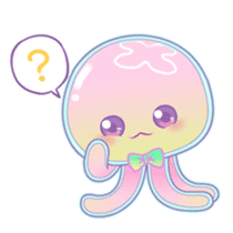 Jinzee, the pretty & cute jellyfish sticker #1665350