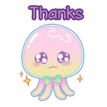 Jinzee, the pretty & cute jellyfish sticker #1665351