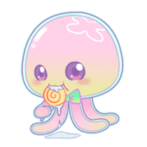 Jinzee, the pretty & cute jellyfish sticker #1665352