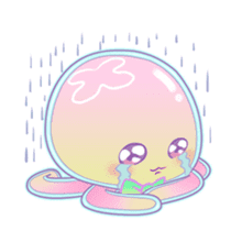 Jinzee, the pretty & cute jellyfish sticker #1665355