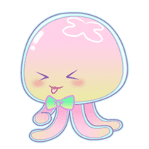 Jinzee, the pretty & cute jellyfish sticker #1665360