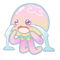 Jinzee, the pretty & cute jellyfish sticker #1665362