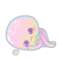 Jinzee, the pretty & cute jellyfish sticker #1665366