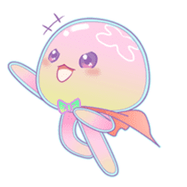 Jinzee, the pretty & cute jellyfish sticker #1665369