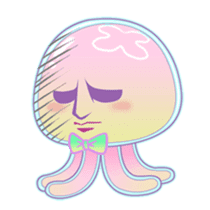 Jinzee, the pretty & cute jellyfish sticker #1665375