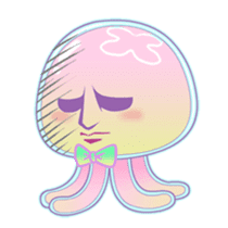 Jinzee, the pretty & cute jellyfish sticker #1665375