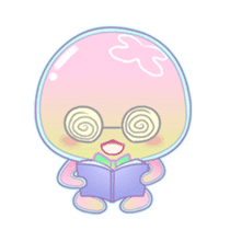 Jinzee, the pretty & cute jellyfish sticker #1665381