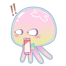 Jinzee, the pretty & cute jellyfish sticker #1665384