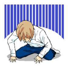 Boys and girls of school uniforms sticker #1665561