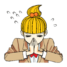 Boys and girls of school uniforms sticker #1665570