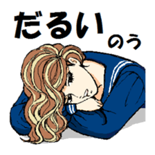 Boys and girls of school uniforms sticker #1665572