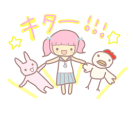 Kawaii  Mimi&Koke-ko&Usako sticker #1665903